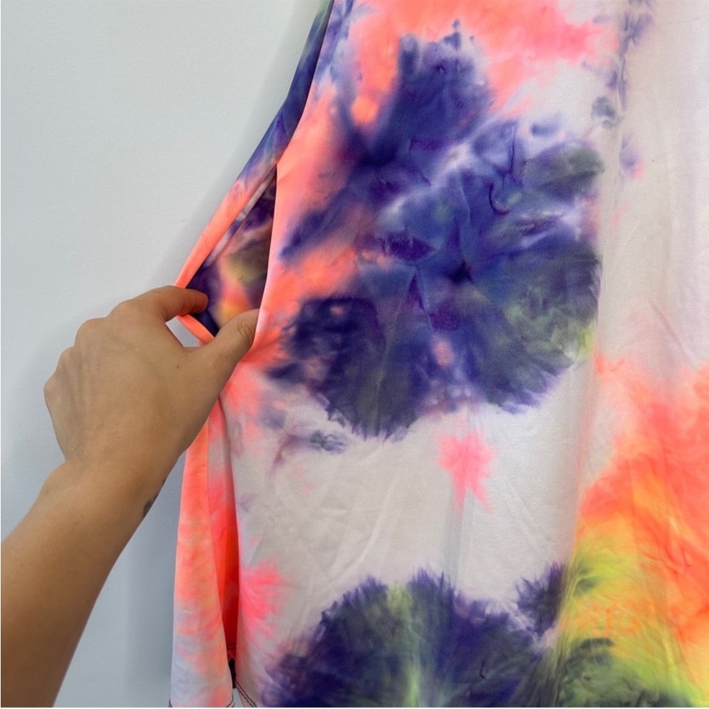 HEIMISH USA Tie Dye Skater Dress Size Small Colorful - Picture 4 of 6